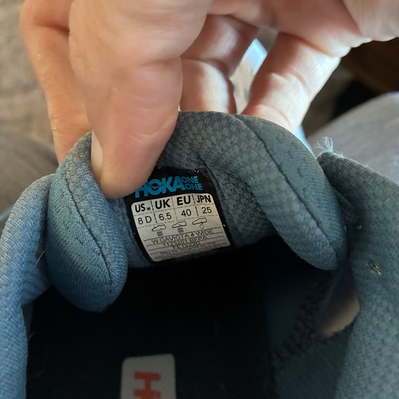 HOKA Gaviota 4 Men’s 8 D Blue Fog Plein Air Running Shoes - Picture 8 of 8